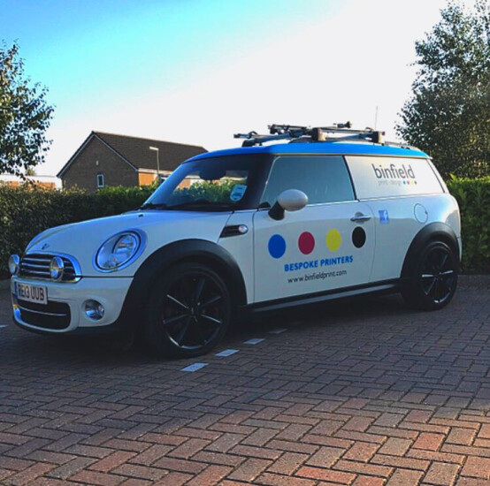 The Binfield Print Delivery Van